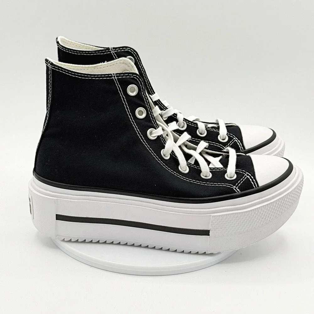 Converse Chuck Taylor All Star Lift Double Stack High Black / Size 7 Womens